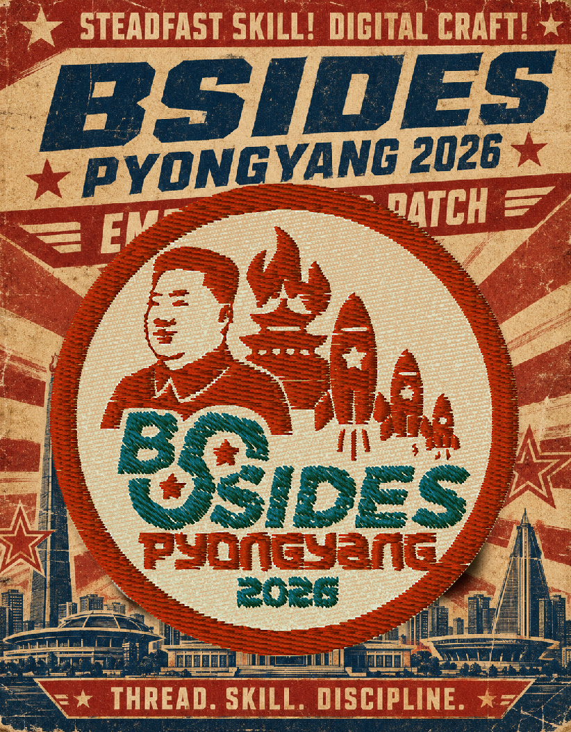 BSides Pyongyang 2026 Circle Patch