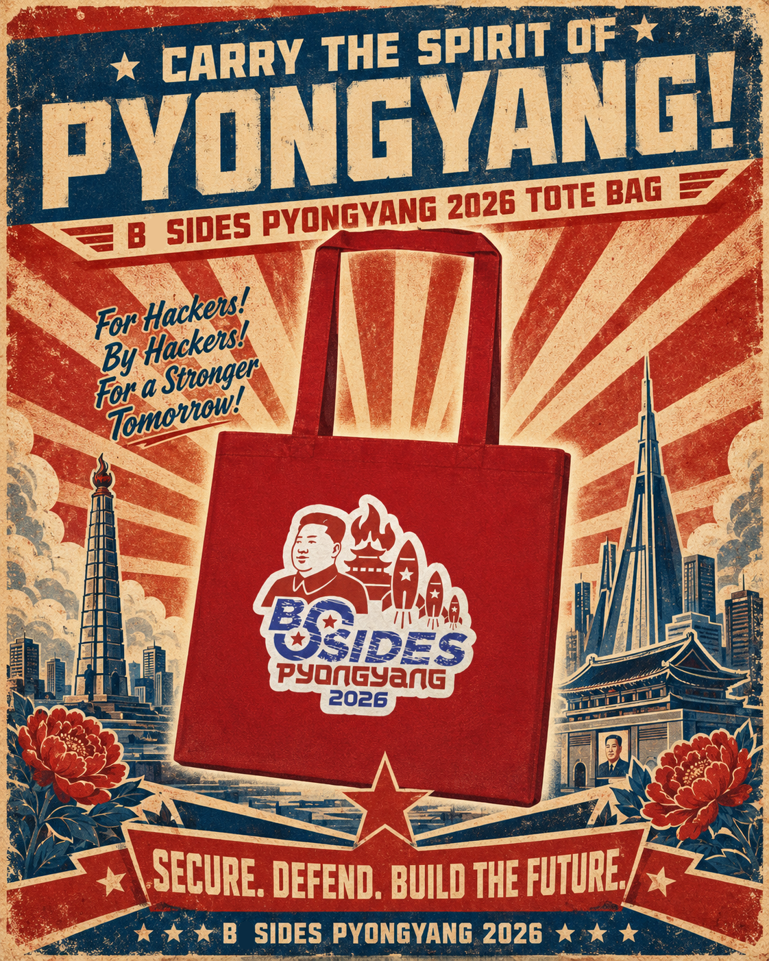 BSides Pyongyang 2026 Tote Bag
