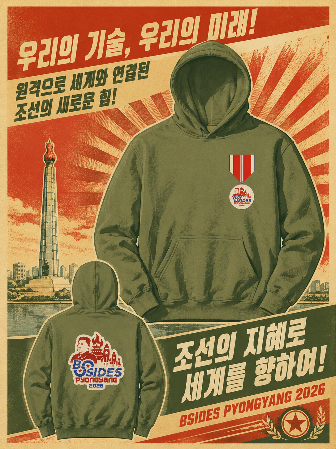 BSides Pyongyang 2026 Hoodie